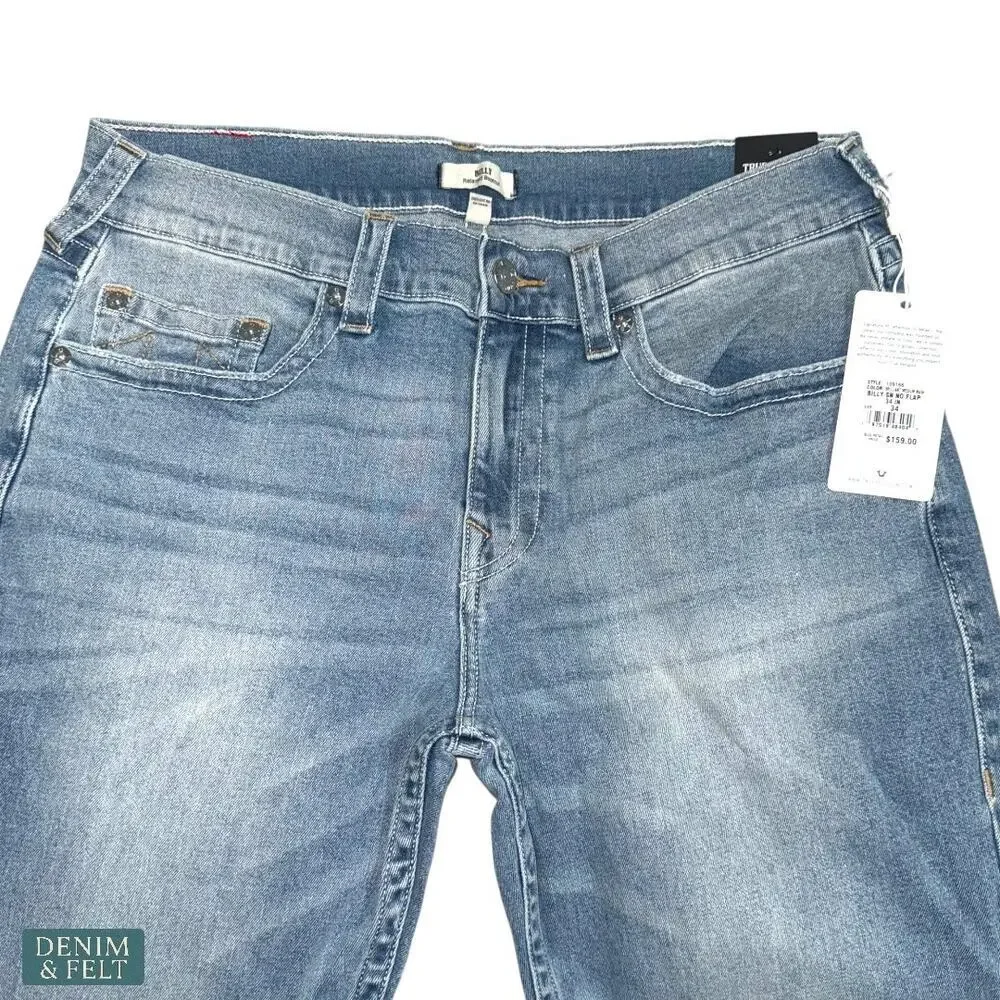 True Religion Billy Bootcut Jeans Men’s 34 Brilliant Medium Wash Denim NEW NWT!!